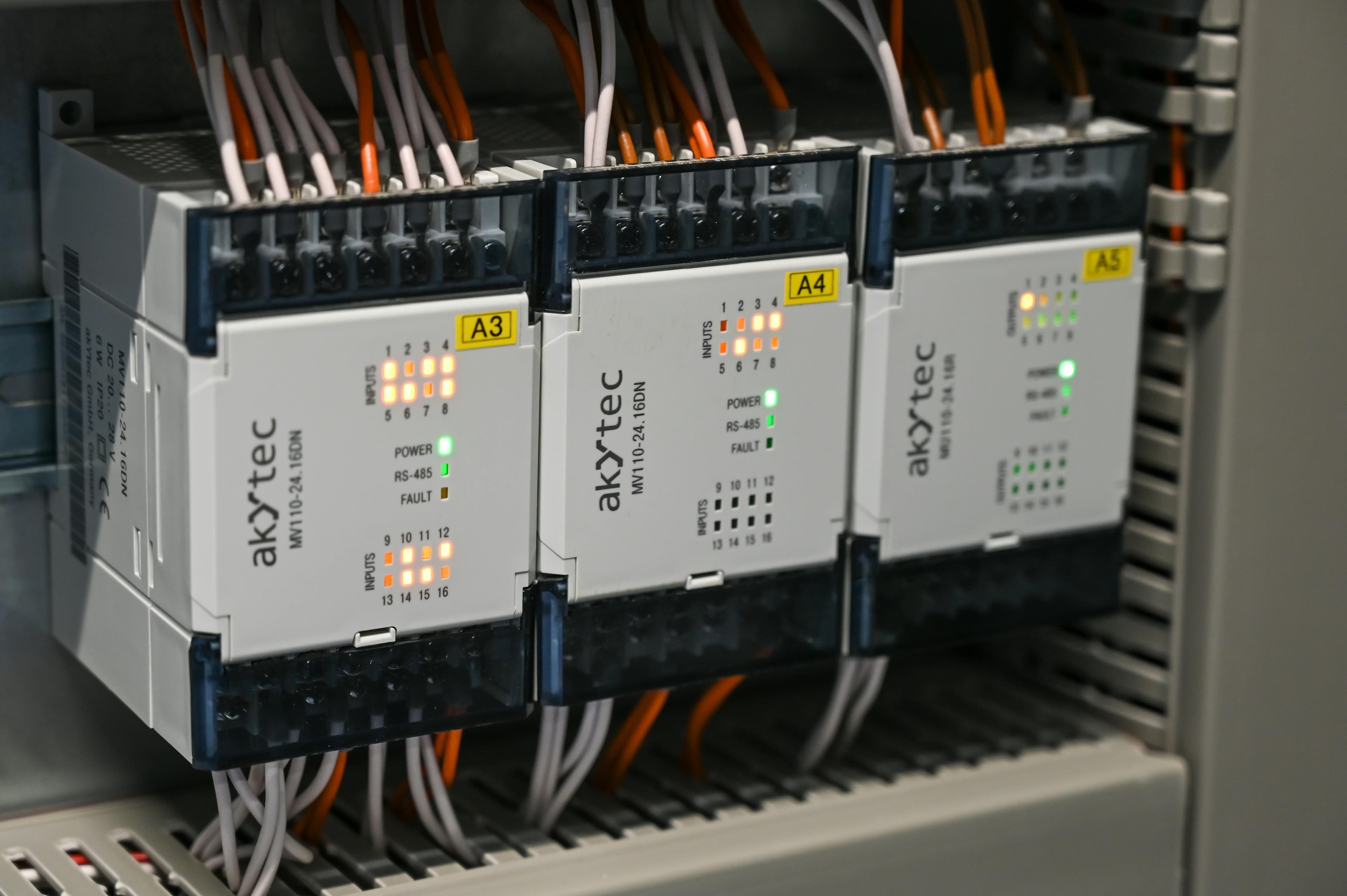 Ligne de production pilotée par automate programmable