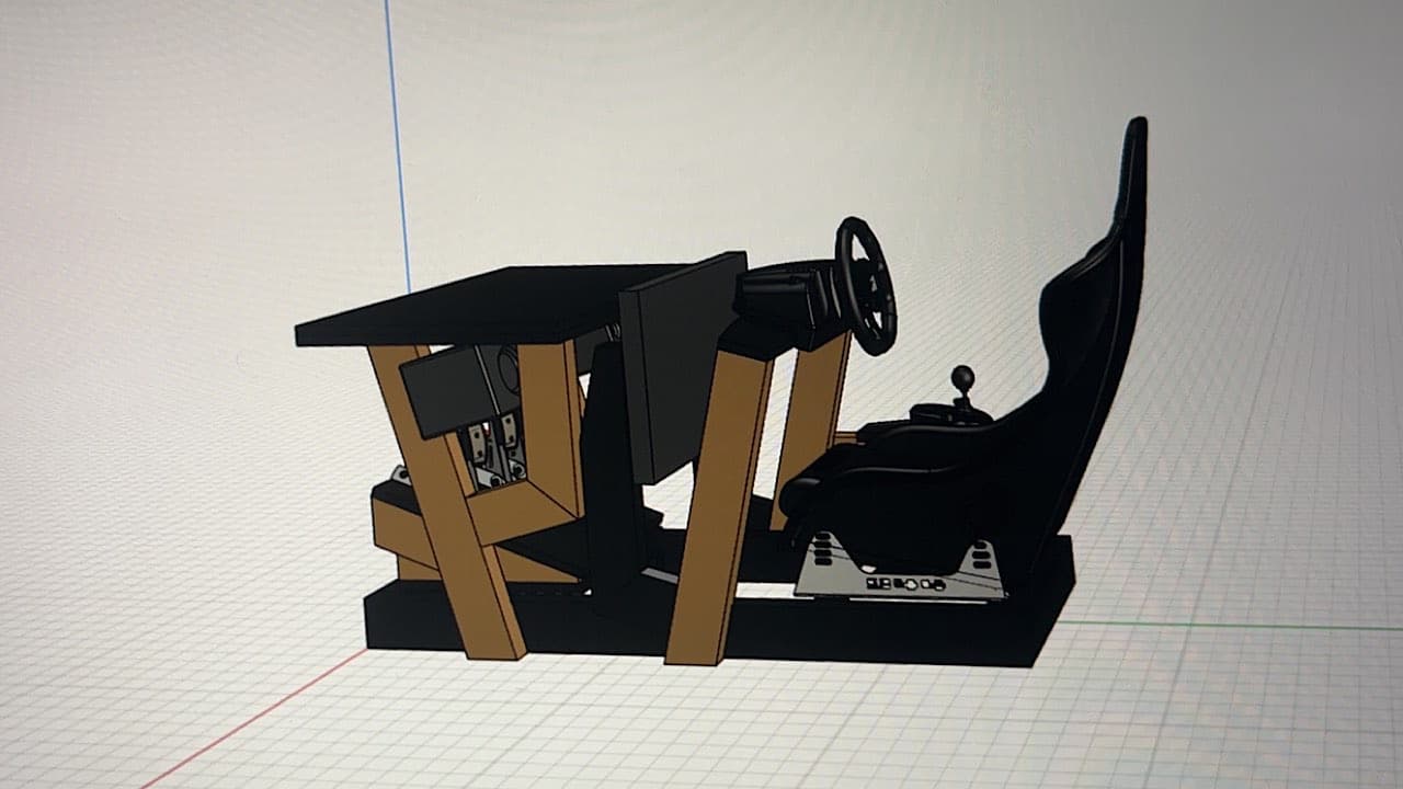 Châssis simracing sur mesure