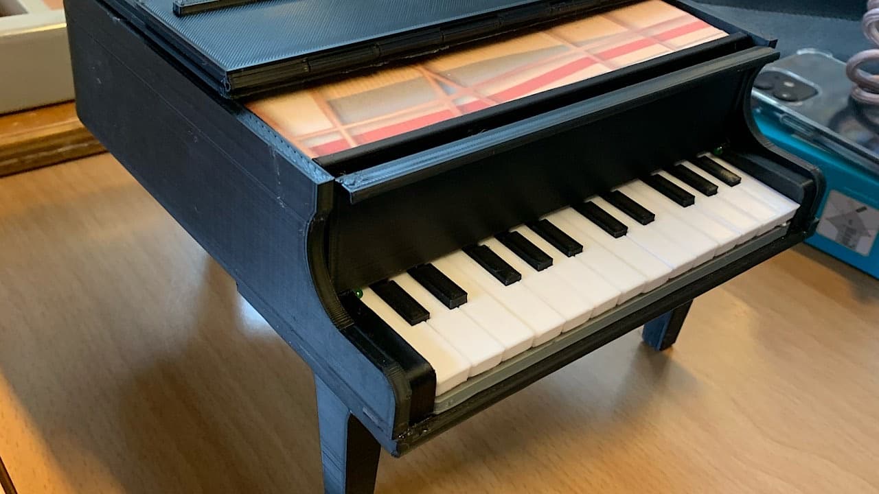 Piano miniature interactif